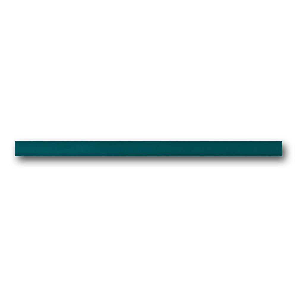 Rivio Jolly Teal Blue 0.5x8 Polished Molding Trim Rivio Jolly Teal Blue 0.5x8 Polished Molding Trim - American Tile Depot