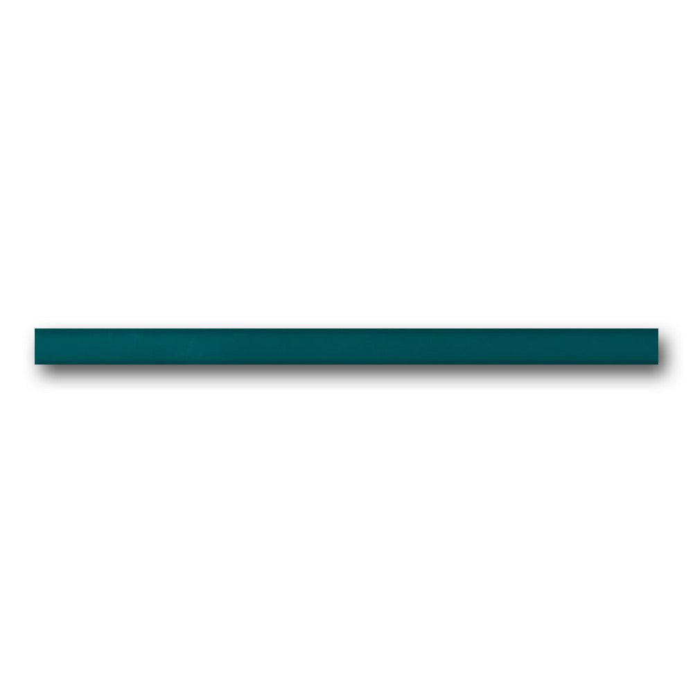 Rivio Jolly Teal Blue 0.5x8 Polished Molding Trim Rivio Jolly Teal Blue 0.5x8 Polished Molding Trim - American Tile Depot