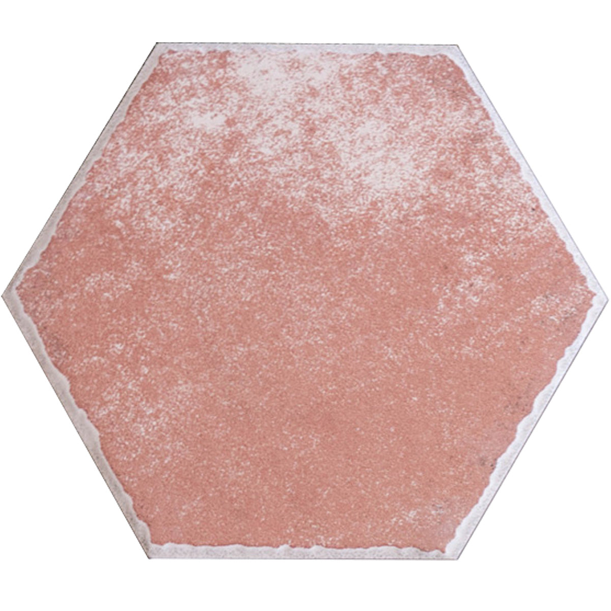 Sorano Rosso Matte Contemporary Look 13.5" Hexagon Porcelain Tile-American Tile Depot