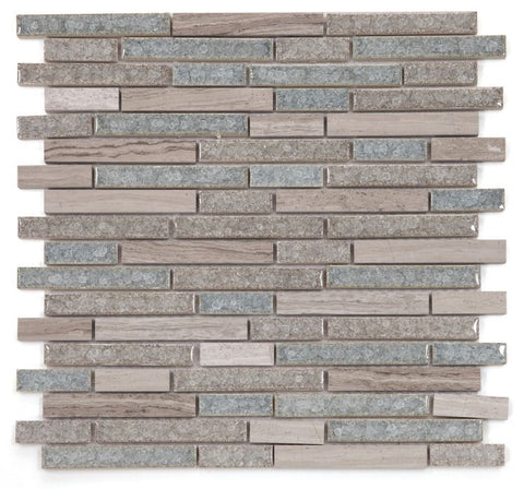 Garnet Linear Sara Mosaic Wall Tile