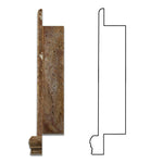 Scabos Travertine Hand-Made Custom Shampoo Niche / Shelf - LARGE - Polished Scabos Travertine Hand-Made Custom Shampoo Niche / Shelf - LARGE - Polished - American Tile Depot
