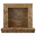 Scabos Travertine Hand-Made Custom Shampoo Niche / Shelf - SMALL - Polished Scabos Travertine Hand-Made Custom Shampoo Niche / Shelf - SMALL - Polished - American Tile Depot