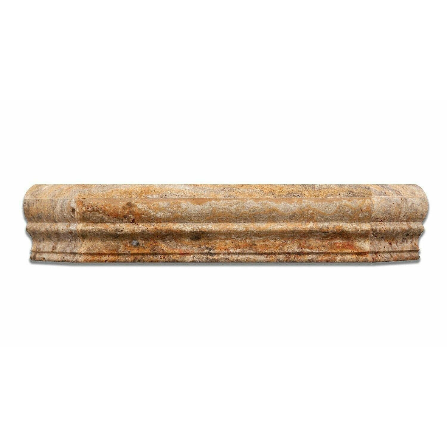 Scabos Travertine Hand-Made Custom Shower Corner Shelf - Polished Scabos Travertine Hand-Made Custom Shower Corner Shelf - Polished - American Tile Depot