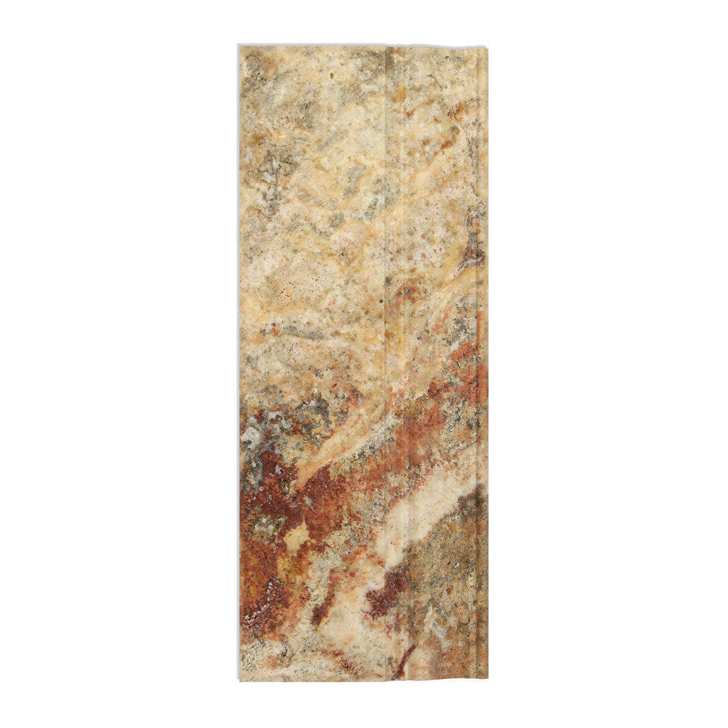 Scabos Travertine Honed 5x12 Baseboard Trim Molding - American Tile Depot
