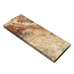 Scabos Travertine Honed 5x12 Baseboard Trim Molding Scabos Travertine Honed 5x12 Baseboard Trim Molding - American Tile Depot