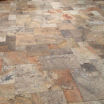 Scabos Travertine Tumbled French Pattern Tile Scabos Travertine Tumbled French Pattern Tile - American Tile Depot