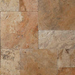 Scabos Travertine Tumbled French Pattern Tile Scabos Travertine Tumbled French Pattern Tile - American Tile Depot