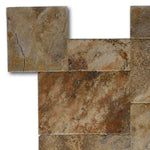 Scabos Travertine Unfilled, Brushed & Chiseled French Pattern Tile Scabos Travertine Unfilled, Brushed & Chiseled French Pattern Tile - American Tile Depot