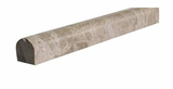 Diano Royal ( Queen Beige ) Marble Polished 1/2 X 12 Pencil Liner