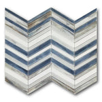 Seashore Beach Wave Herringbone Glass Mosaic Tile Seashore Beach Wave Herringbone Glass Mosaic Tile - American Tile Depot