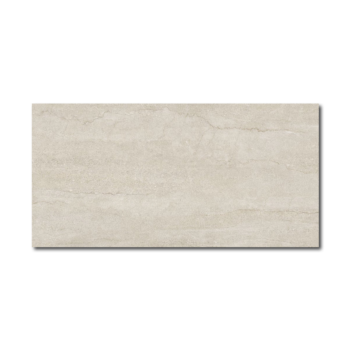 24x48 Navona Veincut Bone Matte Porcelain Tile - American Tile Depot