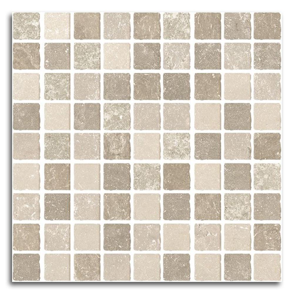 Sienna Tufo Mosaico Matte Square Porcelain Mosaic Tile Sienna Tufo Mosaico Matte Square Porcelain Mosaic Tile - American Tile Depot