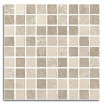 Sienna Tufo Mosaico Matte Square Porcelain Mosaic Tile Sienna Tufo Mosaico Matte Square Porcelain Mosaic Tile - American Tile Depot