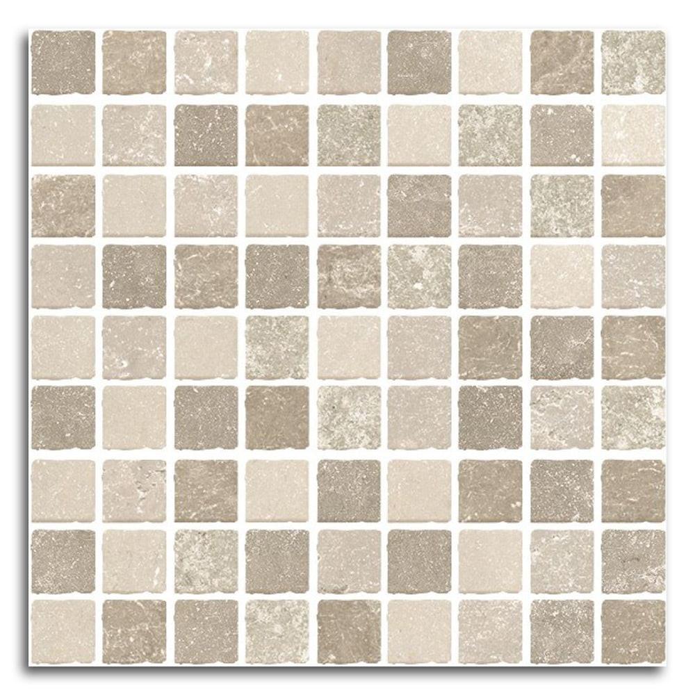 Sienna Tufo Mosaico Matte Square Porcelain Mosaic Tile Sienna Tufo Mosaico Matte Square Porcelain Mosaic Tile - American Tile Depot