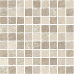 Sienna Tufo Mosaico Matte Square Porcelain Mosaic Tile Sienna Tufo Mosaico Matte Square Porcelain Mosaic Tile - American Tile Depot
