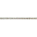 Silver Travertine Honed 1/2x12 Pencil Liner Silver Travertine Honed 1/2x12 Pencil Liner - American Tile Depot