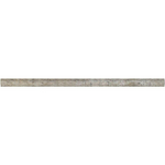 Silver Travertine Honed 1/2x12 Pencil Liner - American Tile Depot
