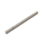 Silver Travertine Honed 1/2x12 Pencil Liner - American Tile Depot