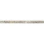 Silver Travertine Honed 3/4x12 Bullnose Liner Silver Travertine Honed 3/4x12 Bullnose Liner - American Tile Depot