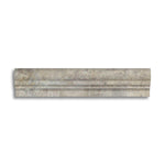 Silver Travertine Honed OG-1 Chair Rail Molding Trim - American Tile Depot