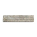 Silver Travertine Honed OG-1 Chair Rail Molding Trim - American Tile Depot