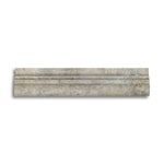 Silver Travertine Honed OG-1 Chair Rail Molding Trim - American Tile Depot