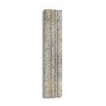 Silver Travertine Honed OG-1 Chair Rail Molding Trim - American Tile Depot