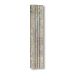 Silver Travertine Honed OG-2 Chair Rail Molding Trim - American Tile Depot