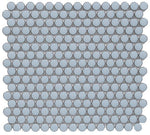 Cerelia Sky Blue Glossy Penny Porcelain Mosaic Tile-American Tile Depot