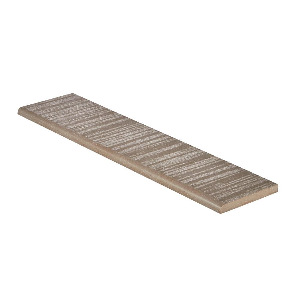 Solara Grey Bullnose 3x12 Molding Trim Solara Grey Bullnose 3x12 Molding Trim - American Tile Depot