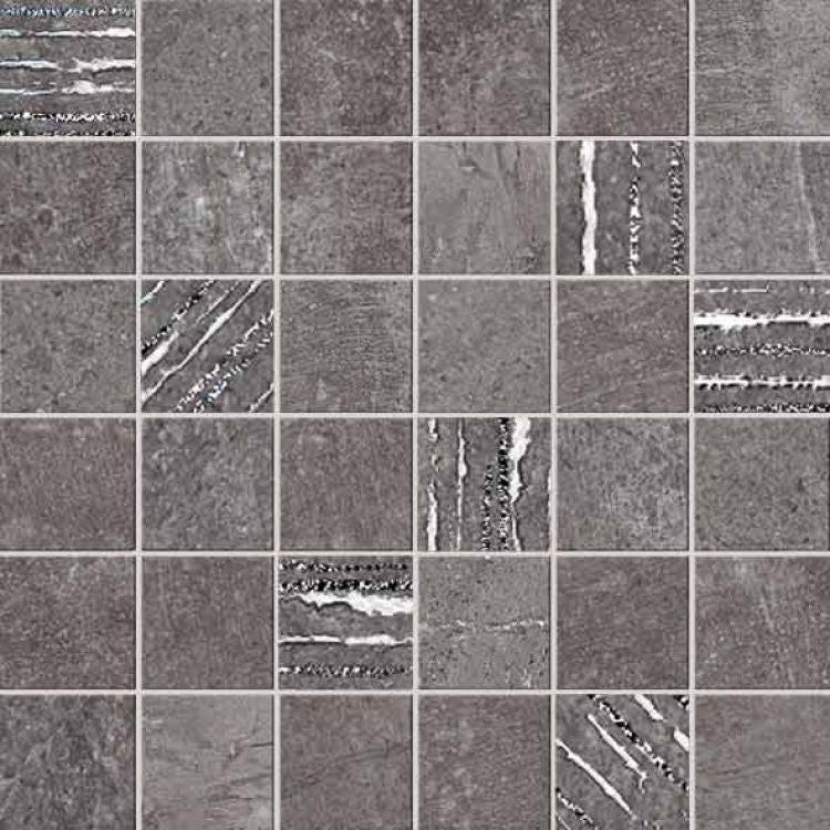 Solis Basalt Matte Square Porcelain Mosaic Wall Tile Solis Basalt Matte Square Porcelain Mosaic Wall Tile - American Tile Depot