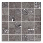 Solis Basalt Matte Square Porcelain Mosaic Wall Tile Solis Basalt Matte Square Porcelain Mosaic Wall Tile - American Tile Depot