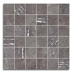 Solis Basalt Matte Square Porcelain Mosaic Wall Tile Solis Basalt Matte Square Porcelain Mosaic Wall Tile - American Tile Depot