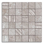 Solis Grey Matte Square Porcelain Mosaic Wall Tile Solis Grey Matte Square Porcelain Mosaic Wall Tile - American Tile Depot
