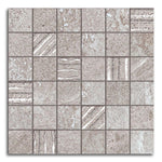 Solis Grey Matte Square Porcelain Mosaic Wall Tile Solis Grey Matte Square Porcelain Mosaic Wall Tile - American Tile Depot