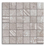 Solis Grey Matte Square Porcelain Mosaic Wall Tile Solis Grey Matte Square Porcelain Mosaic Wall Tile - American Tile Depot