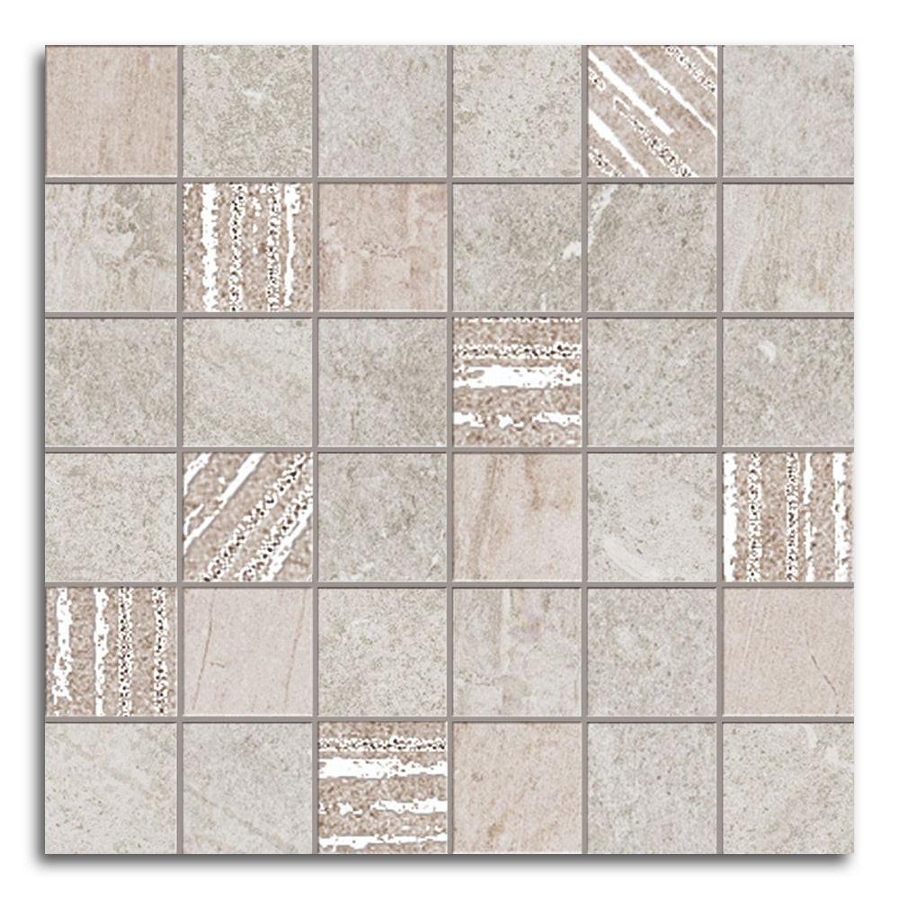 Solis Ice Matte Square Porcelain Mosaic Wall Tile Solis Ice Matte Square Porcelain Mosaic Wall Tile - American Tile Depot