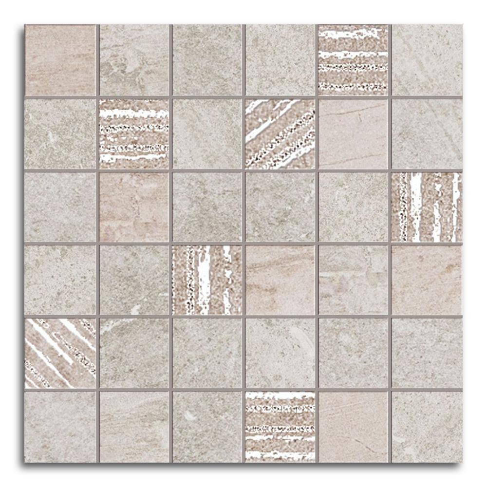 Solis Ice Matte Square Porcelain Mosaic Wall Tile Solis Ice Matte Square Porcelain Mosaic Wall Tile - American Tile Depot