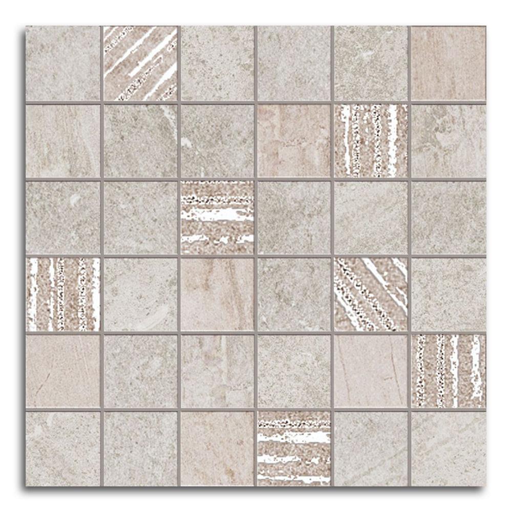Solis Ice Matte Square Porcelain Mosaic Wall Tile Solis Ice Matte Square Porcelain Mosaic Wall Tile - American Tile Depot
