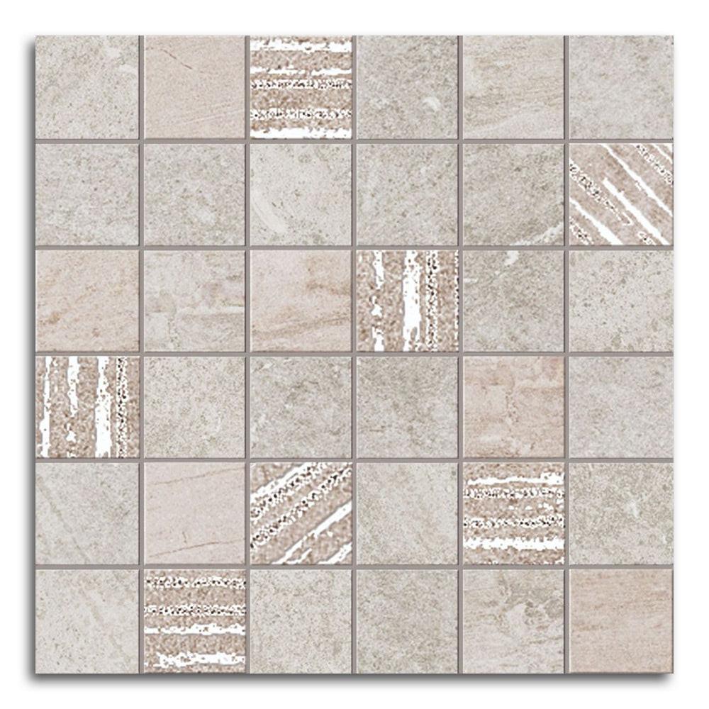 Solis Ice Matte Square Porcelain Mosaic Wall Tile Solis Ice Matte Square Porcelain Mosaic Wall Tile - American Tile Depot