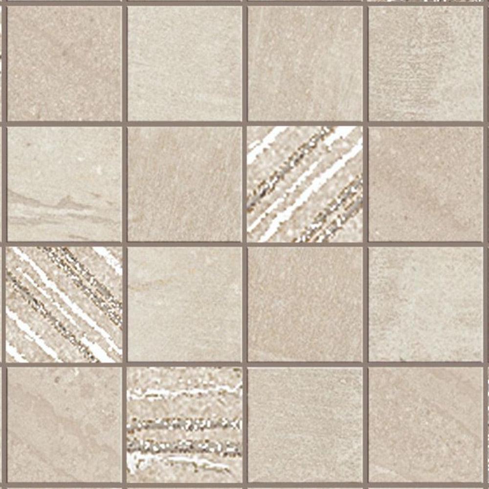 Solis Sand Matte Square Porcelain Mosaic Wall Tile Solis Sand Matte Square Porcelain Mosaic Wall Tile - American Tile Depot