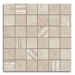 Solis Sand Matte Square Porcelain Mosaic Wall Tile Solis Sand Matte Square Porcelain Mosaic Wall Tile - American Tile Depot