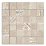 Solis Sand Matte Square Porcelain Mosaic Wall Tile Solis Sand Matte Square Porcelain Mosaic Wall Tile - American Tile Depot