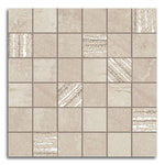 Solis Sand Matte Square Porcelain Mosaic Wall Tile Solis Sand Matte Square Porcelain Mosaic Wall Tile - American Tile Depot