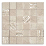 Solis Sand Matte Square Porcelain Mosaic Wall Tile Solis Sand Matte Square Porcelain Mosaic Wall Tile - American Tile Depot