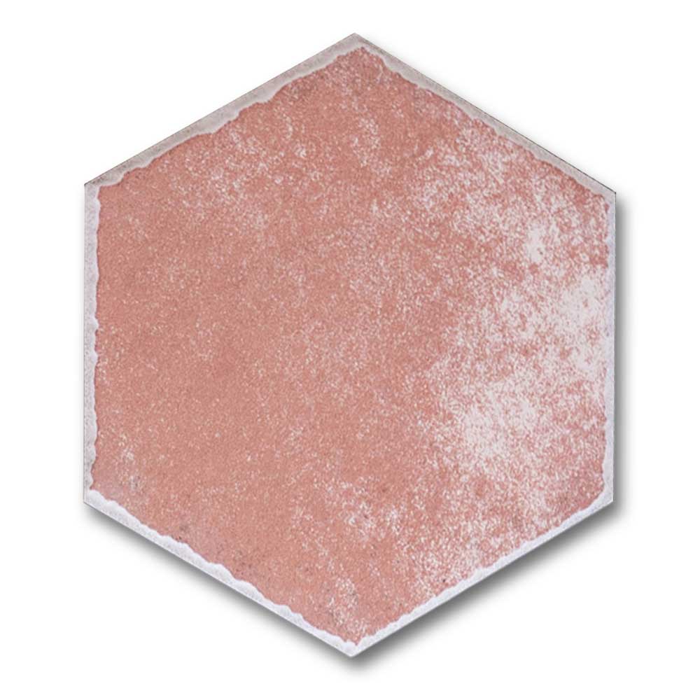 Sorano Rosso Matte Contemporary Look 13.5" Hexagon Porcelain Tile