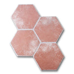 Sorano Rosso Matte Contemporary Look 13.5" Hexagon Porcelain Tile Sorano Rosso Matte Contemporary Look 13.5" Hexagon Porcelain Tile - American Tile Depot