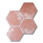 Sorano Rosso Matte Contemporary Look 13.5" Hexagon Porcelain Tile Sorano Rosso Matte Contemporary Look 13.5" Hexagon Porcelain Tile - American Tile Depot