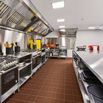 6x6 Spanish Red Abrasive Terrazzo Look Quarry Tile-American Tile Depot