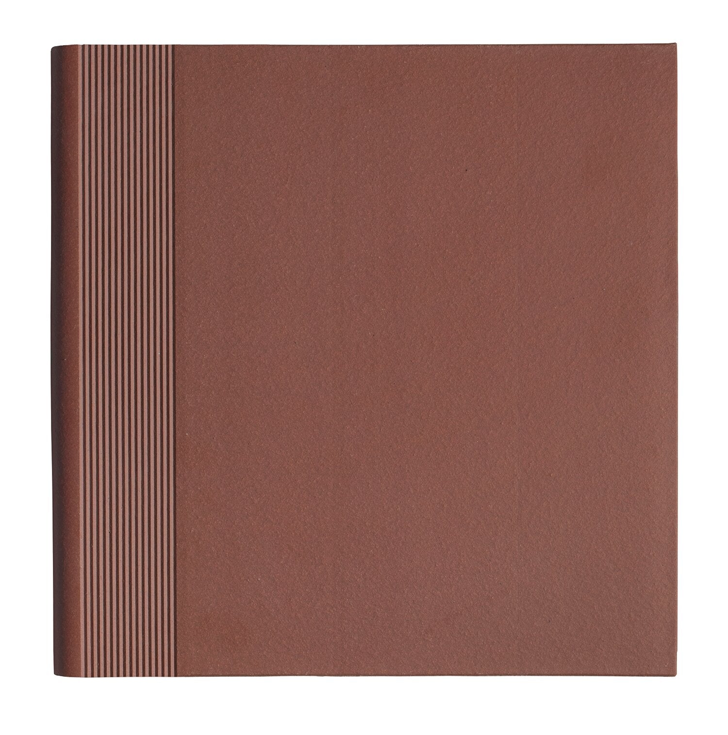 12x12 Spanish Red Matte Terracotta Look Quarry Stair Tread